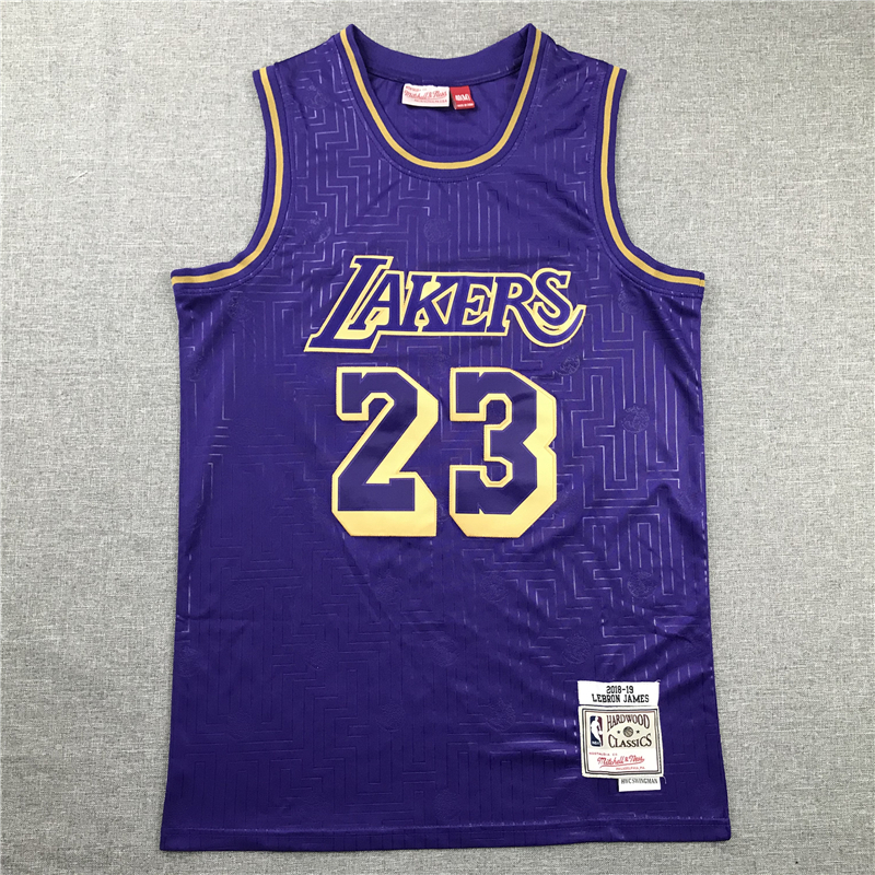 LeBron James 23 Los Angeles Lakers Purple Year Of The Rat Limited Edition Jersey