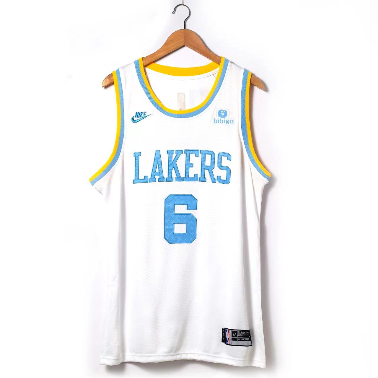 LeBron James #6 Los Angeles Lakers 2022-23 Classic Edition White Jersey