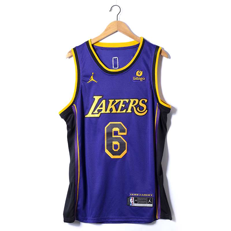 LeBron James #6 Los Angeles Lakers 2022-23 Purple Statement Edition Jersey