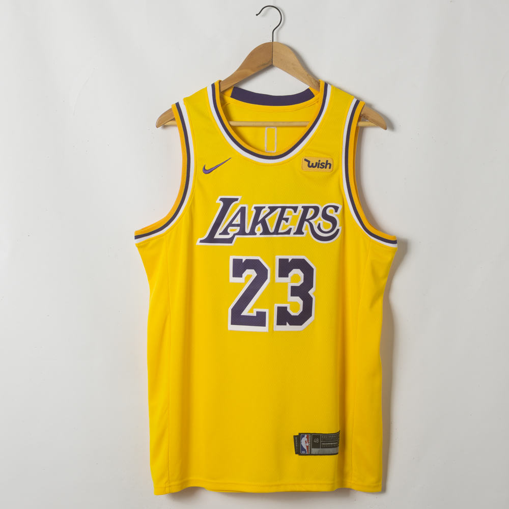 LeBron James #23 Los Angeles Lakers 2019-20 Icon Swingman Gold Jersey