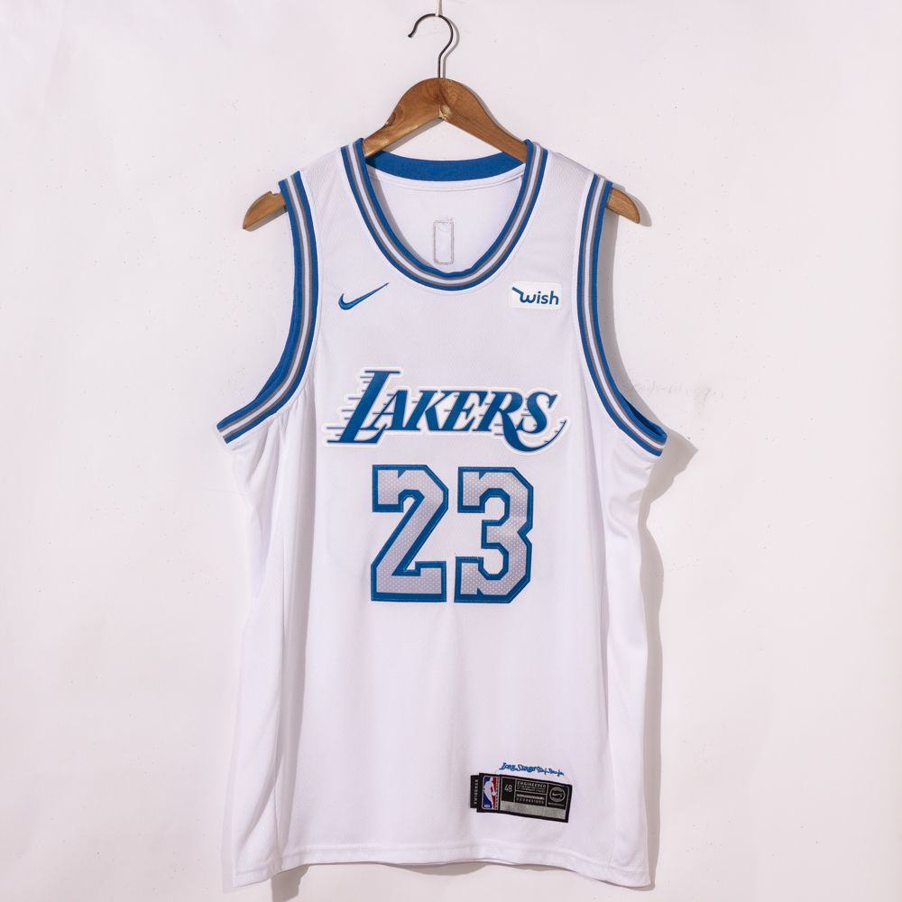 LeBron James #23 Los Angeles Lakers 2021 City Edition White Jersey