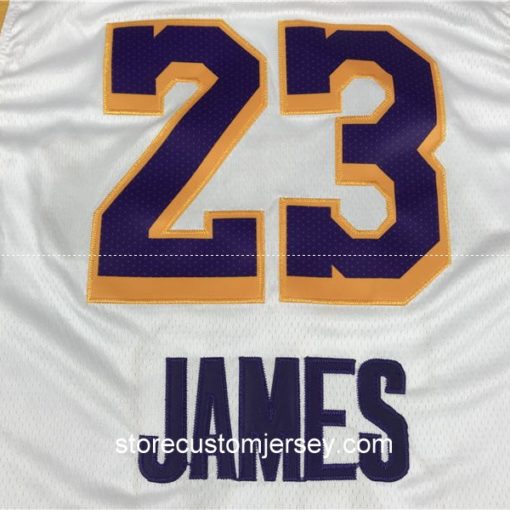 LeBron James #23 Los Angeles Lakers 2019-20 Association Edition Swingman Jersey NBA Final Path