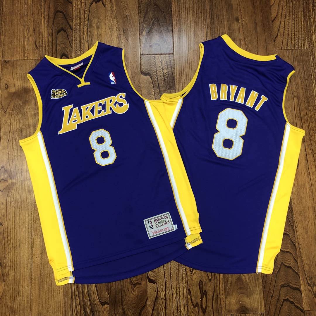 Kobe Bryant Los Angeles Lakers Road Finals 2000-01 M&Ness Jersey