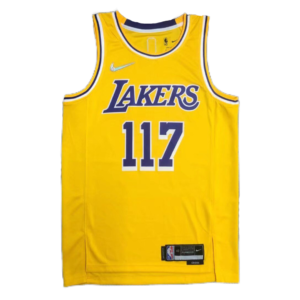 MASTER CHIEF #117 Los Angeles Lakers 2021-22 Gold Jersey