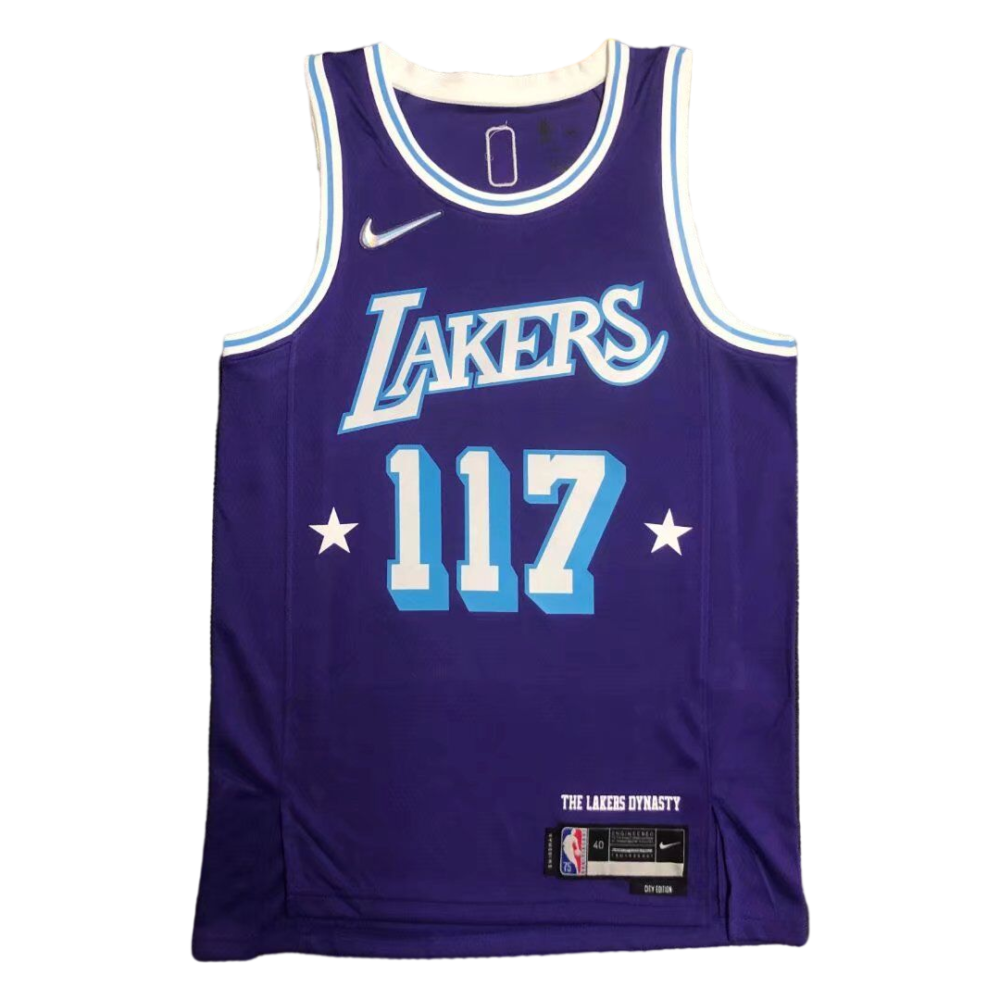 MASTER CHIEF #117 Los Angeles Lakers Jersey Swingman 2021-22 Purple - City Edition