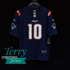 Mac Jones #10 New England Patriots Navy 2021 NFL Draft First Round Pick Game Jersey
