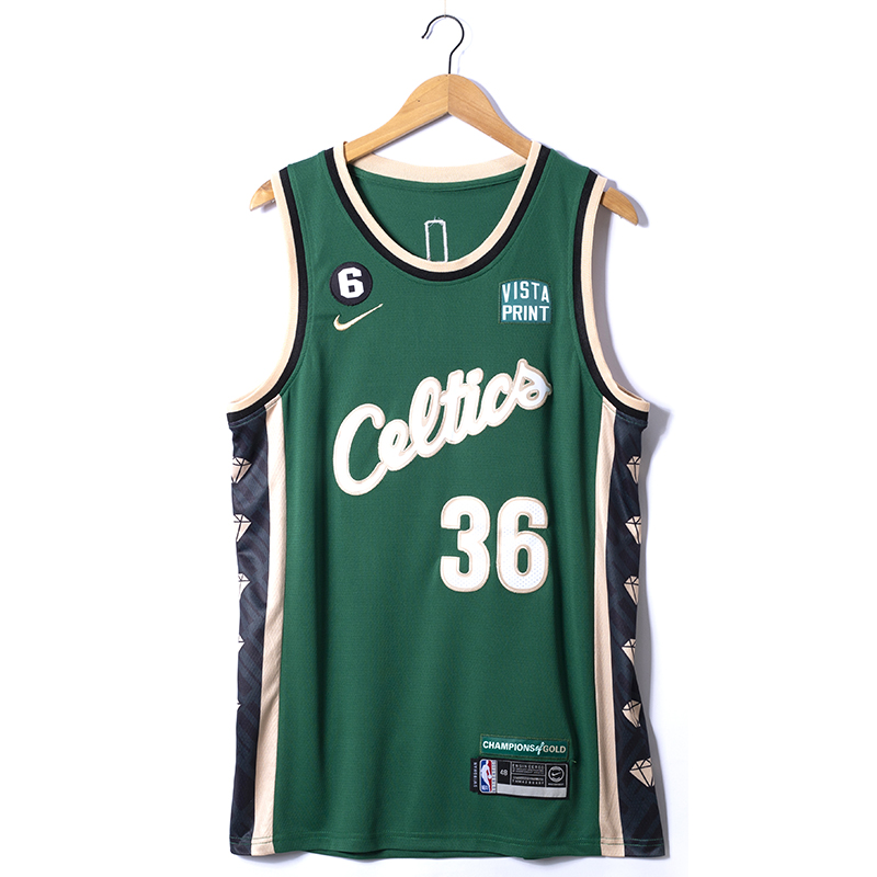 Marcus Smart 36 Boston Celtics 2022-23 Green City Edition Jersey