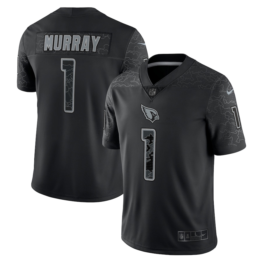 Kyler Murray #1 Arizona Cardinals Black Reflective Limited Jersey