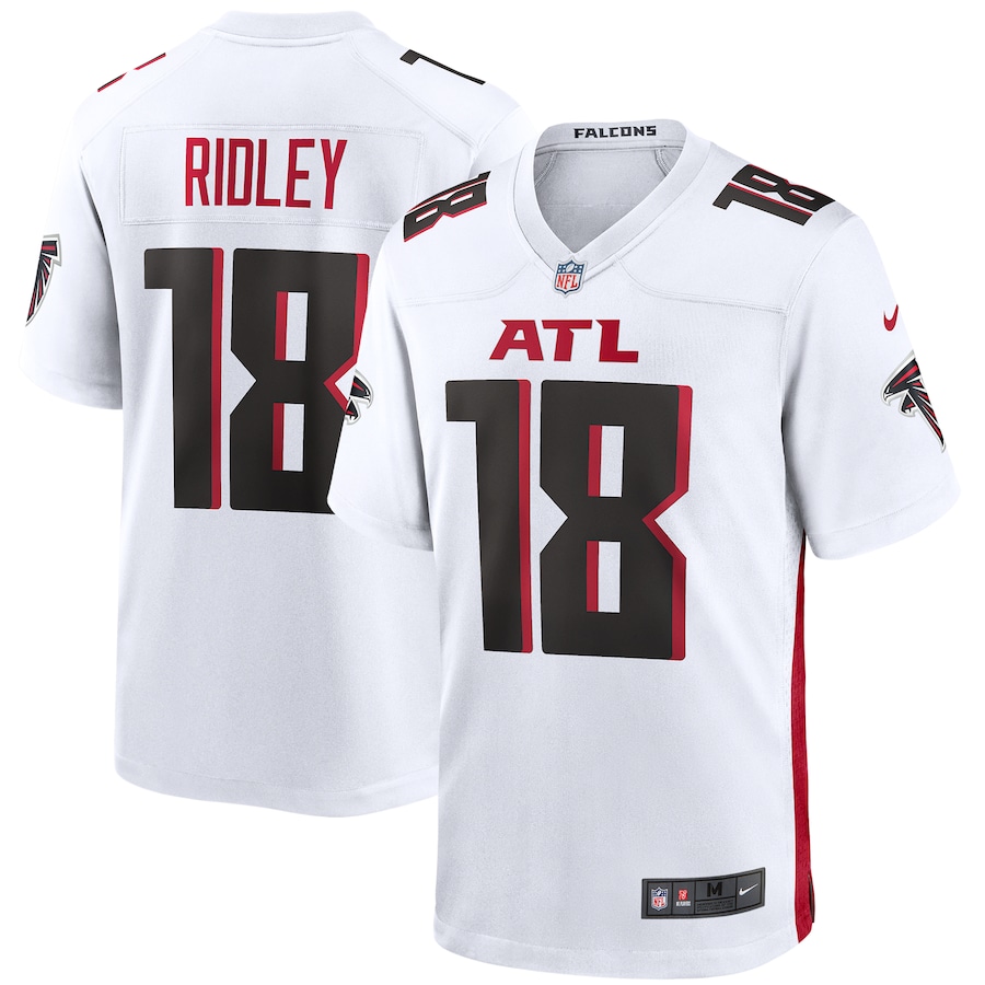 Atlanta Falcons #18 Calvin Ridley White Game Jersey