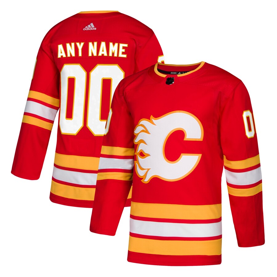 Men's Calgary Flames Red Alternate Custom Jersey