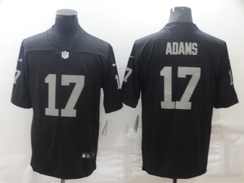 Men's Las Vegas Raiders #17 Davante Adams Black Game Jersey