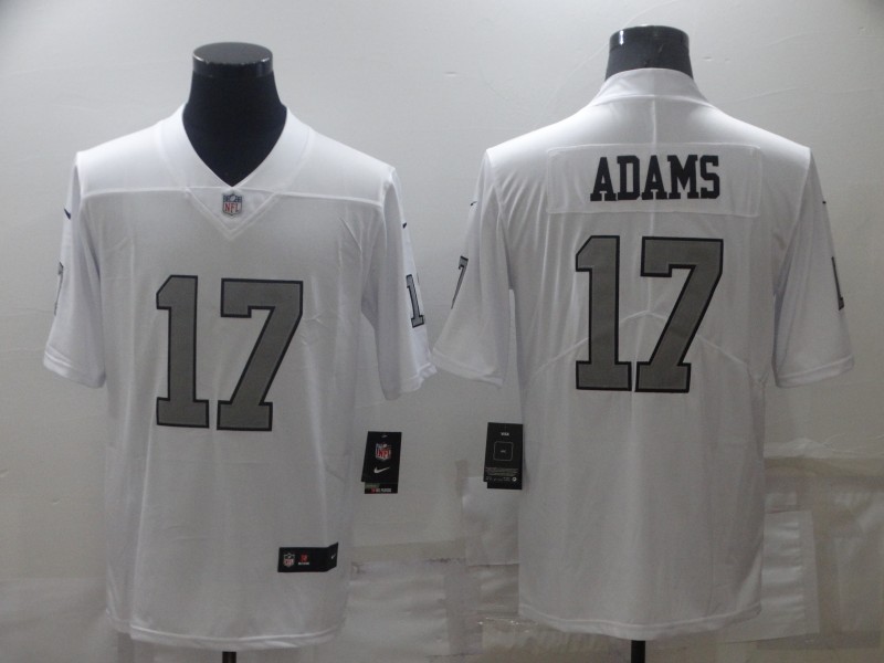 Men's Las Vegas Raiders #17 Davante Adams White Game Jersey