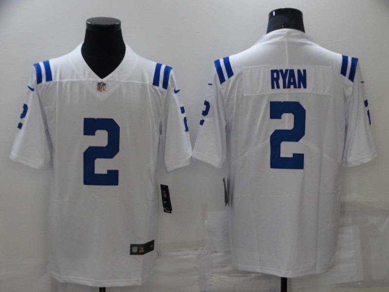 Men’s Matt Ryan #2 Indianapolis Colts White Game Jersey