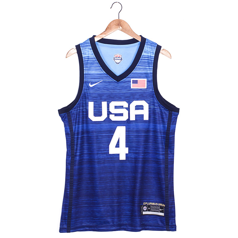 Men's Bradley Beal 4 Navy USA 2021 Basketball Jersey