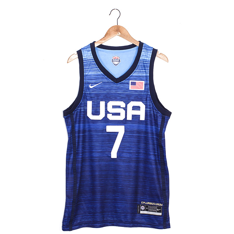 Men's Kevin Durant 7 Navy USA Basketball Jersey