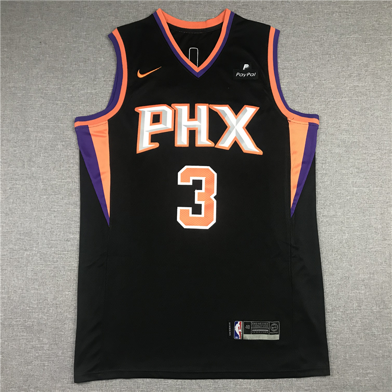Men's Phoenix Suns 2021 Chris Paul 3 Black Swingman Jersey Statement Edition
