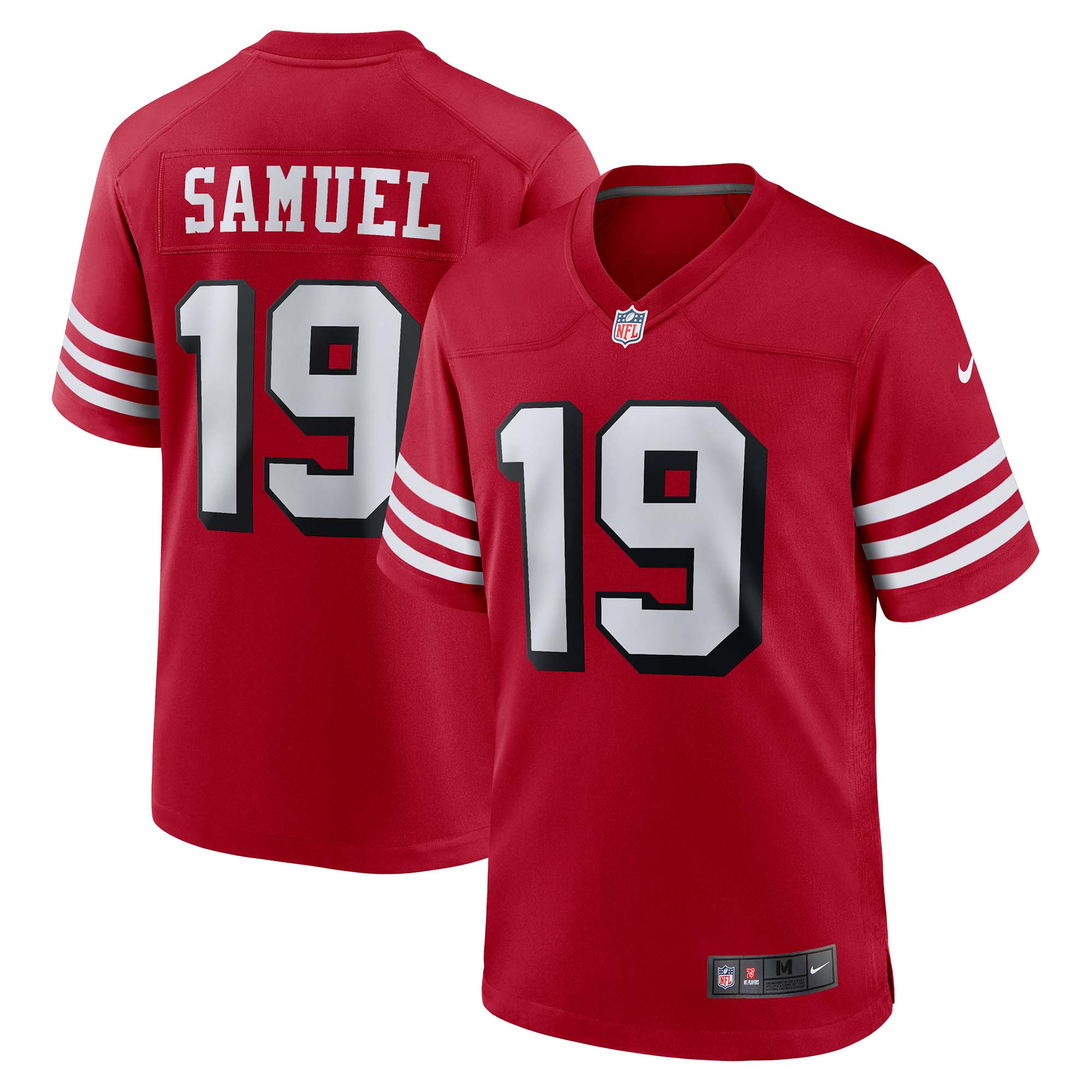Men's San Francisco 49ers Deebo Samuel Scarlet Alternate Game Jersey