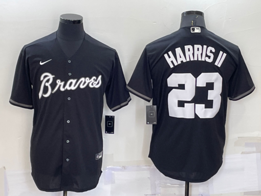 Michael Harris II #23 Atlanta Braves Black Jersey