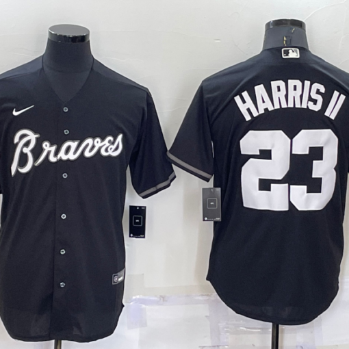 Michael Harris II #23 Atlanta Braves Black Jersey