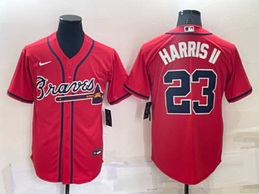 Michael Harris II #23 Atlanta Braves Red Alternate Jersey