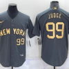 New York Yankees #99 Aaron Judge 2022 MLB All-Star Game Jersey - Charcoal