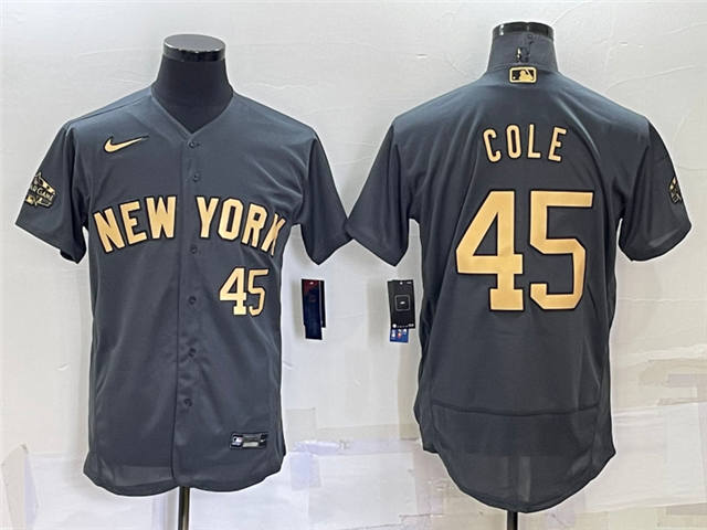 New York Yankees Gerrit Cole  2022 All-Star Game Flex Base Jersey – Charcoal