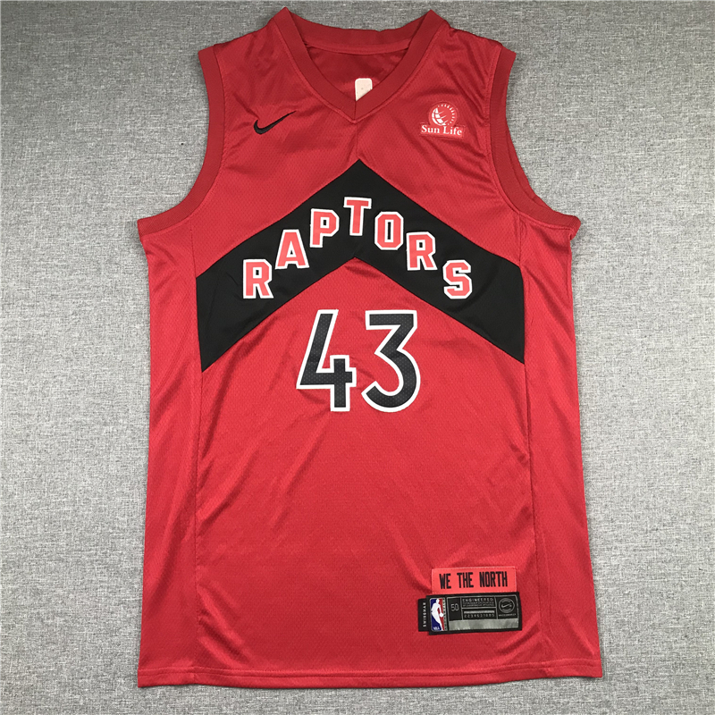Pascal Siakam 43 Toronto Raptors 2020-21 Red Icon Edition Jersey
