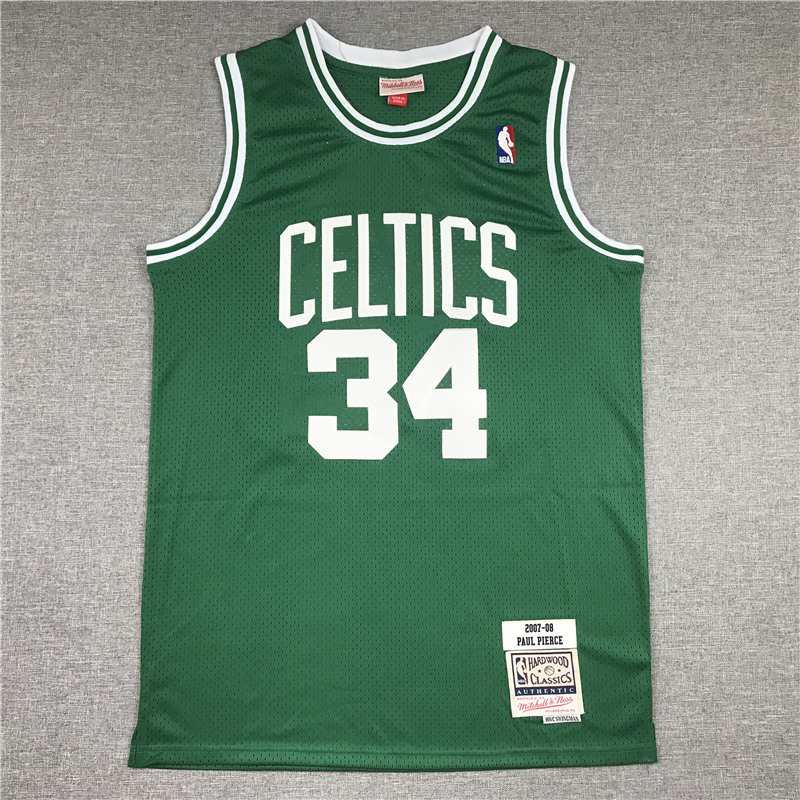 Paul Pierce 34 Boston Celtics Green Hardwood Classics Jersey
