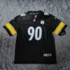 Pittsburgh Steelers #90 T.J. Watt Black Jersey