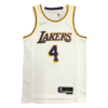 Rajon Rondo #4 Los Angeles Lakers Icon Edition 2021-22 White Jersey