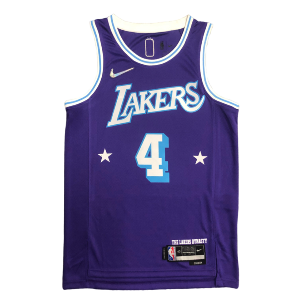 Rajon Rondo #4 Los Angeles Lakers Jersey Swingman 2021-22 Purple - City Edition