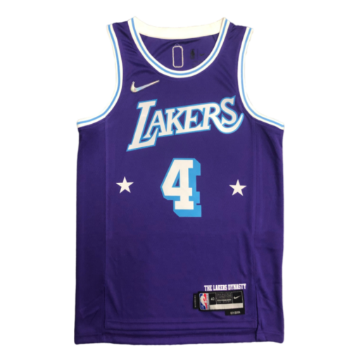 Rajon Rondo #4 Los Angeles Lakers Jersey Swingman 2021-22 Purple - City Edition