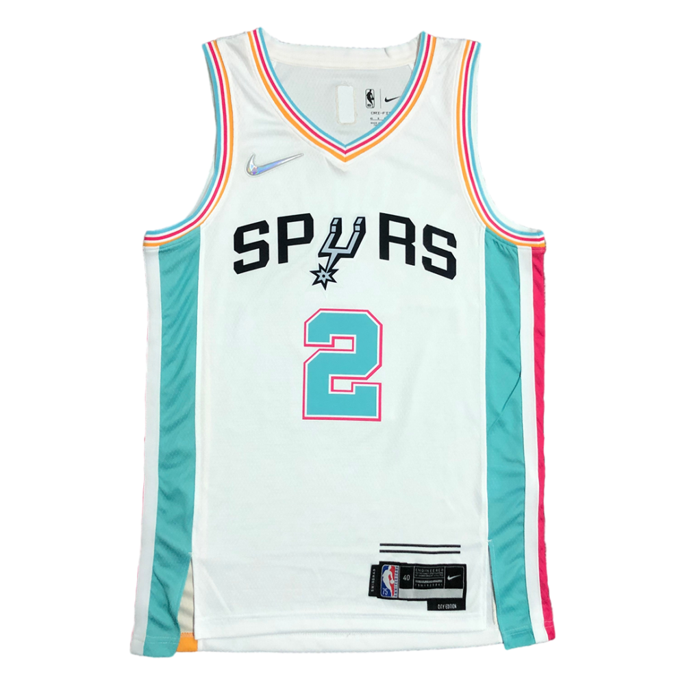 San Antonio Spurs Kawhi Leonard #2 Jersey Swingman 2021-22 White - City Edition