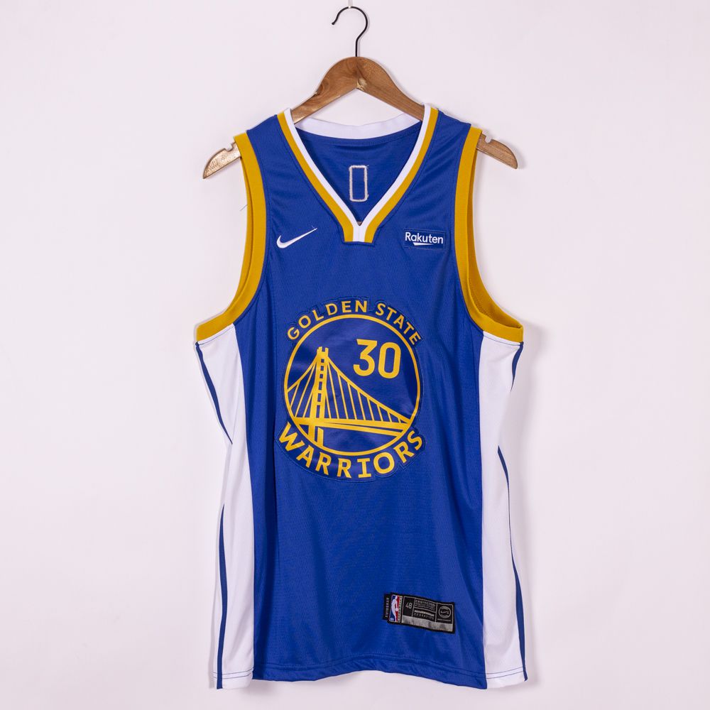 Stephen Curry #30 Golden State Warriors 2020-21 Royal Icon Edition Jersey