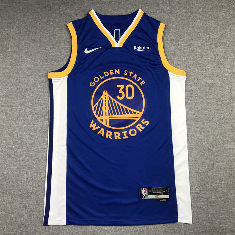 Stephen Curry #30 Golden State Warriors 2021-22 Icon Royal Jersey