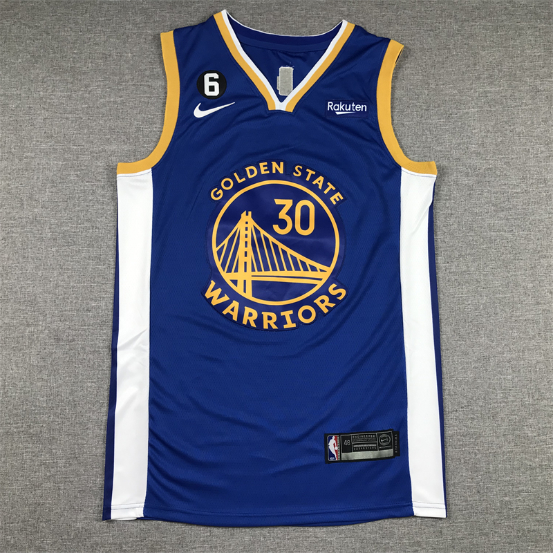 Stephen Curry #30 Golden State Warriors 2022-23 Icon Royal Jersey