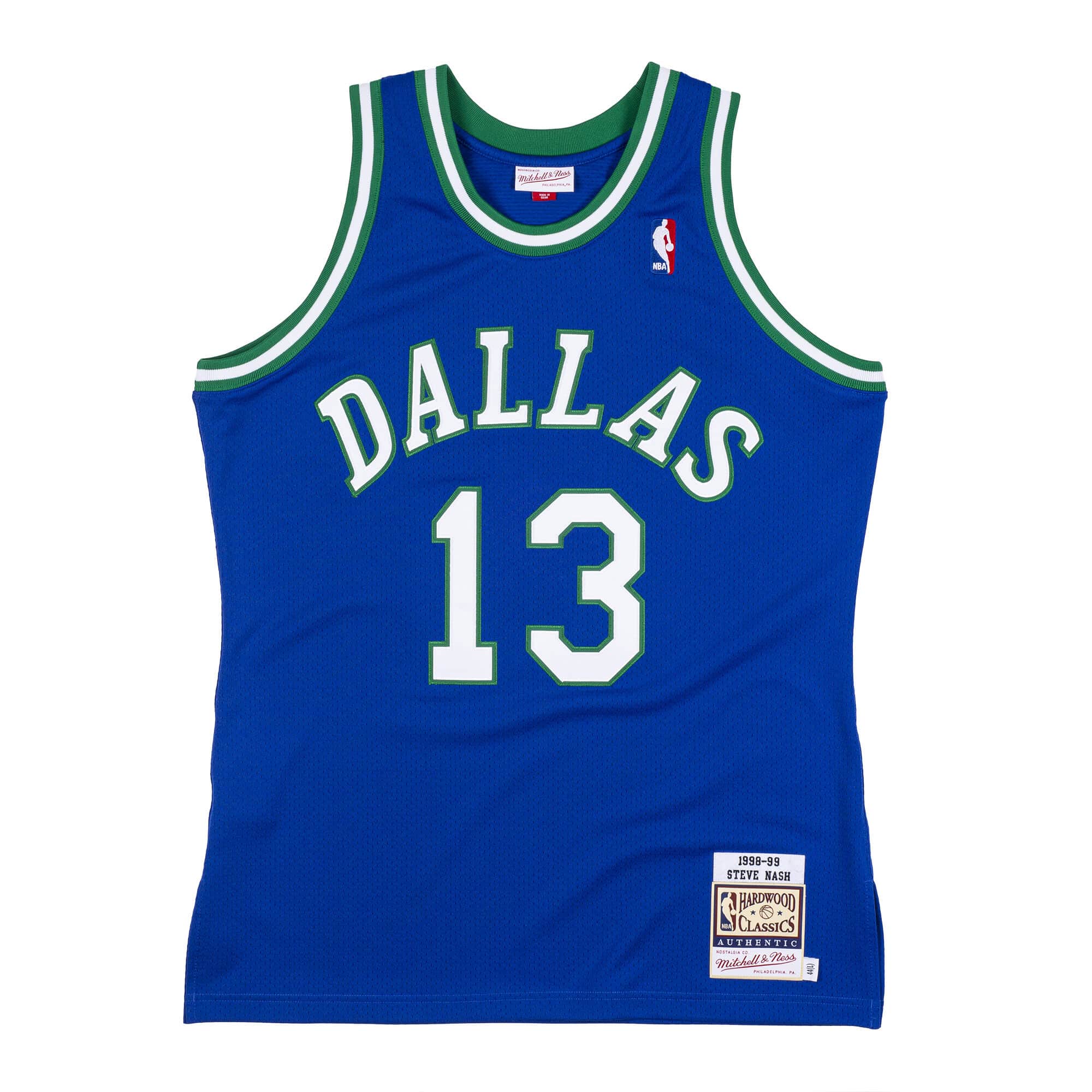 Steve Nash Dallas Mavericks 1998-99 Jersey
