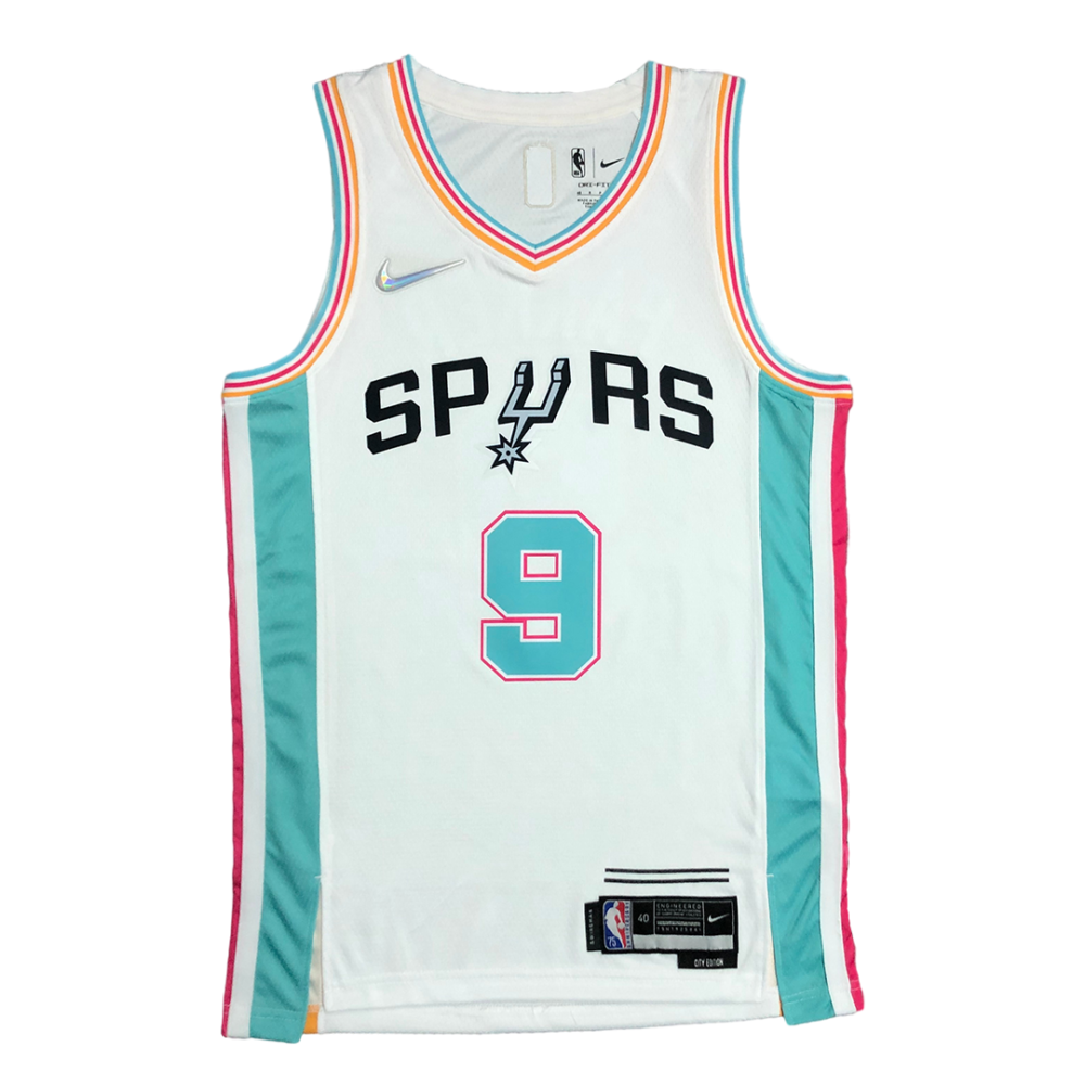 Tony Parker #9  San Antonio Spurs Jersey Swingman 2021-22 White - City Edition