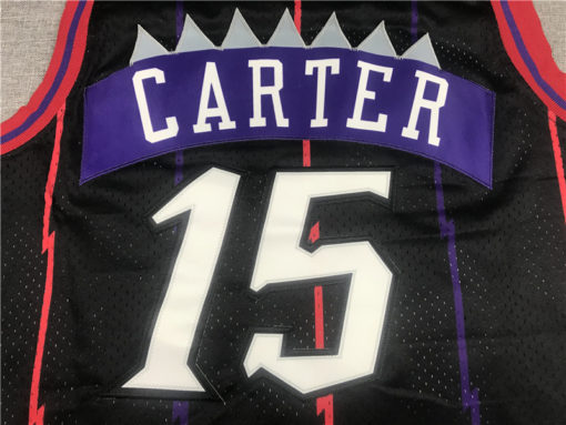 Vince Carter #15 Toronto Raptors Reload Hardwood Classics Black Jersey