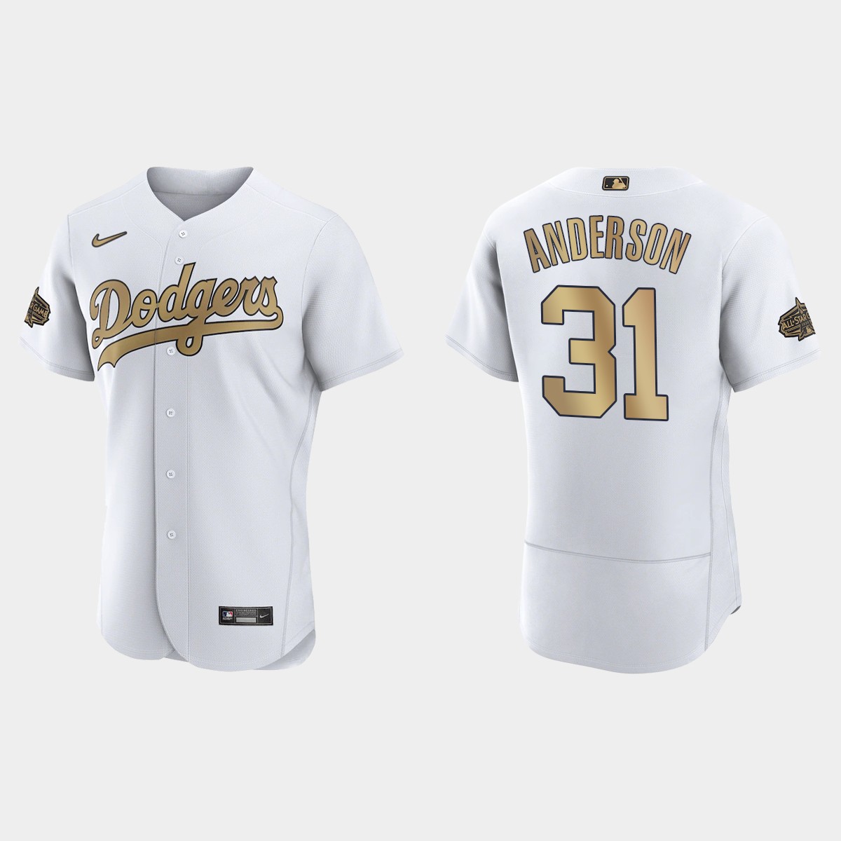 Tyler Anderson Los Angeles Dodgers 2022 MLB All-Star Game Flex Base Jersey - White