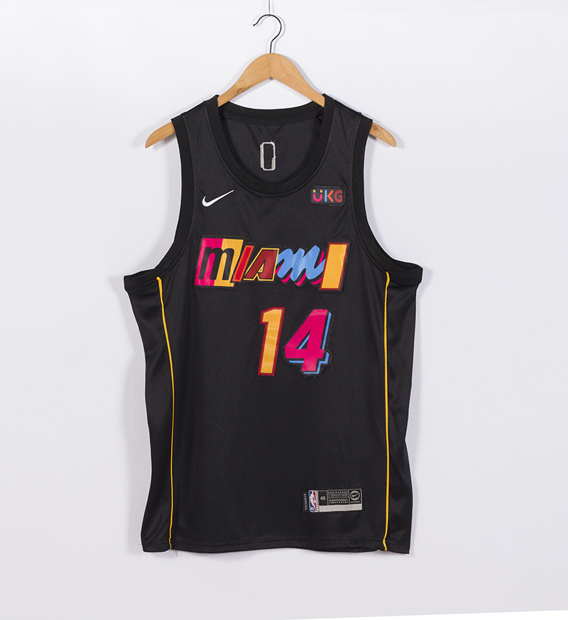 Tyler Herro 14 Miami Heat 2021-22 City Edition Black Swingman Jersey