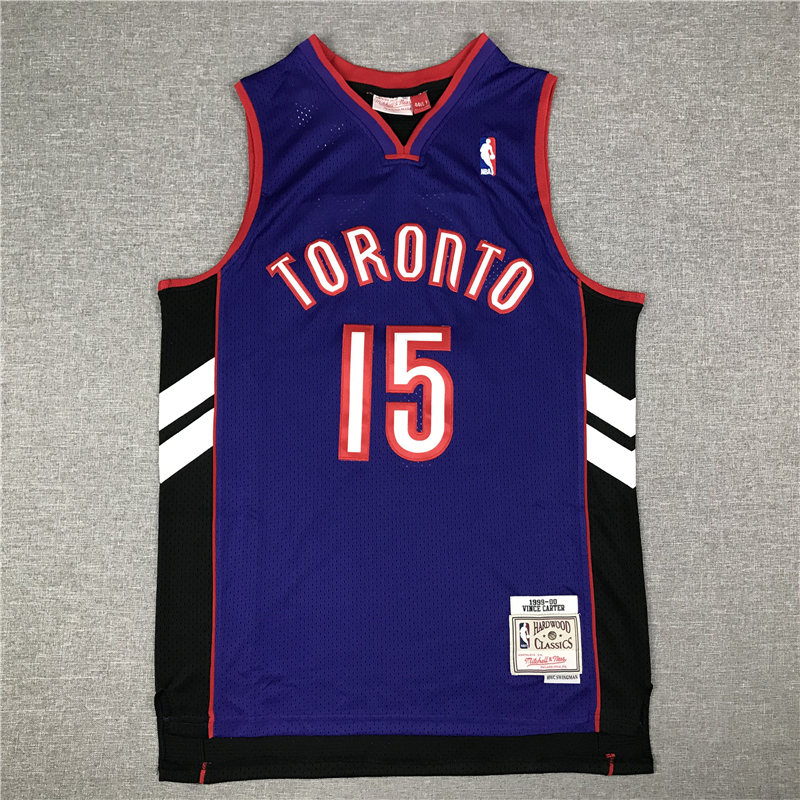 Vince Carter 15 Toronto Raptors Black Purple Retro Jerseys
