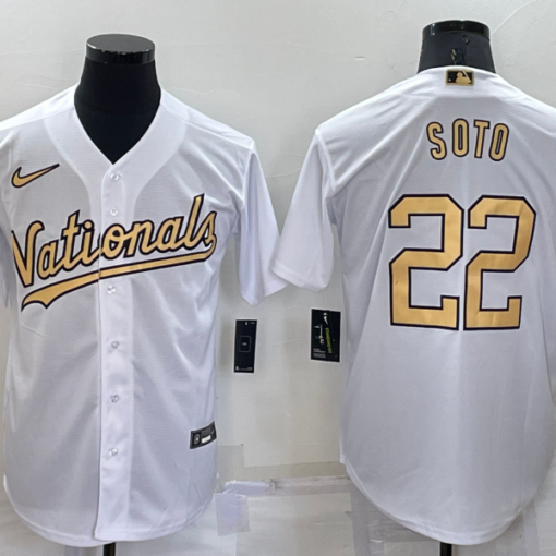 Washington Nationals #22 Juan Soto 2022 MLB All-Star Game Jersey - White