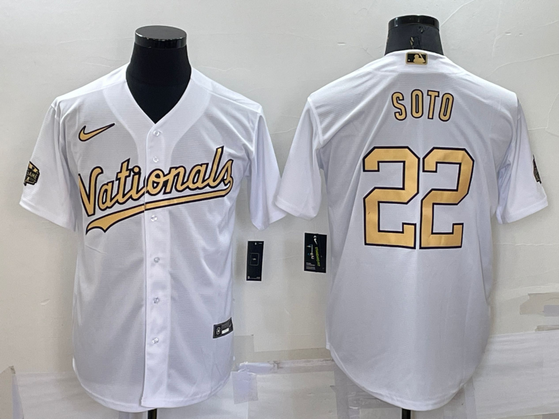 Washington Nationals #22 Juan Soto 2022 MLB All-Star Game Jersey - White