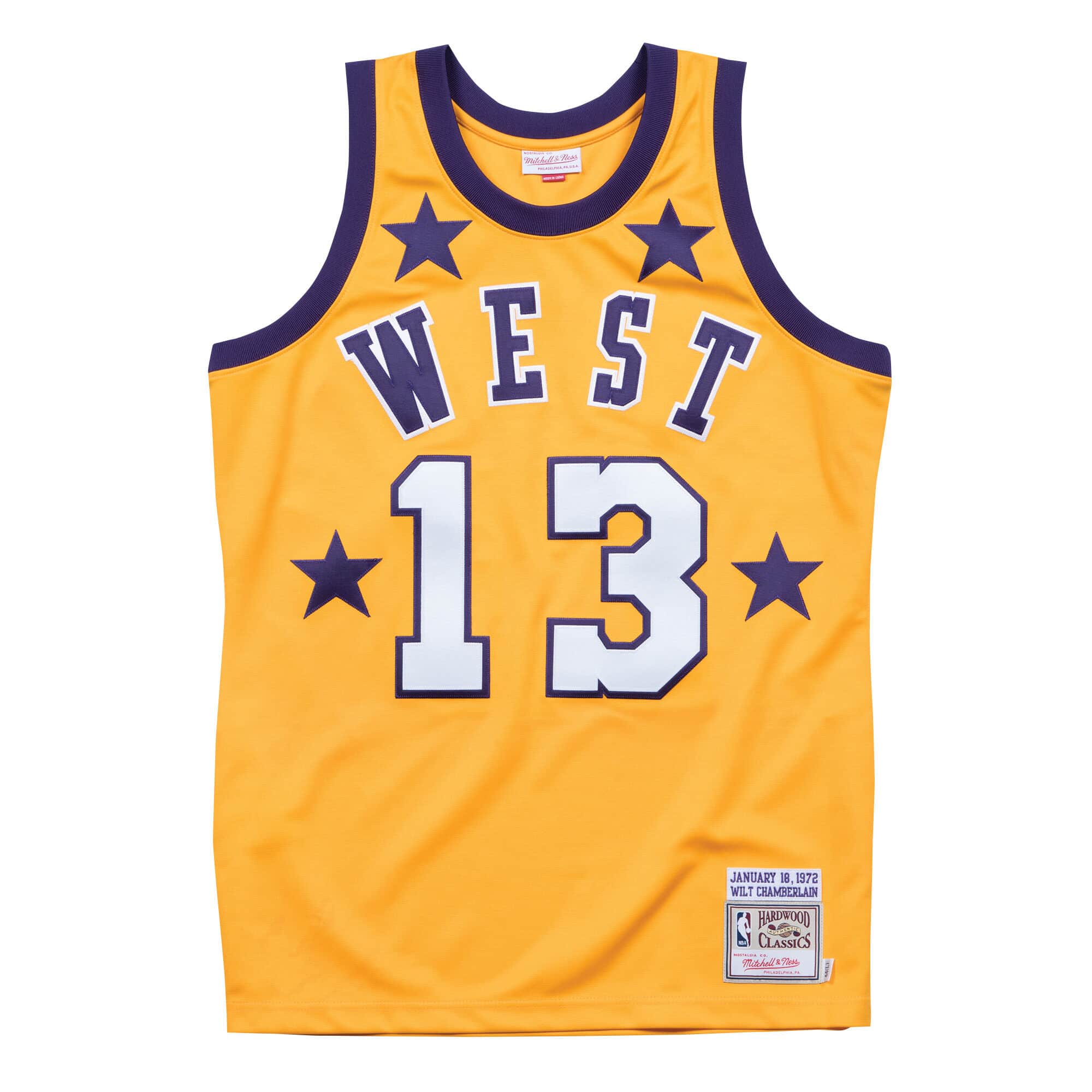 Wilt Chamberlain 1972 All Star West Jersey