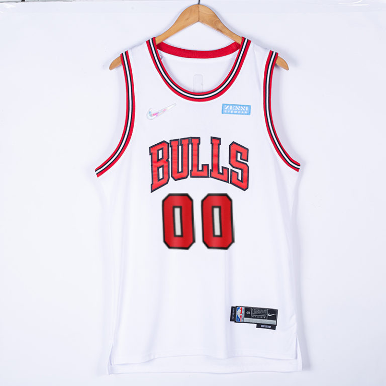 Chicago Bulls Custom 2022 White Association Edition Jersey