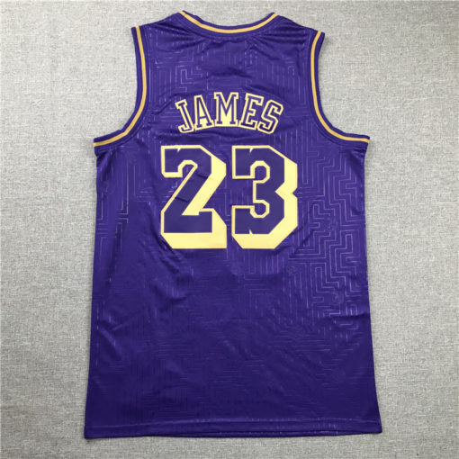 LeBron James 23 Los Angeles Lakers Purple Year Of The Rat Limited Edition Jersey