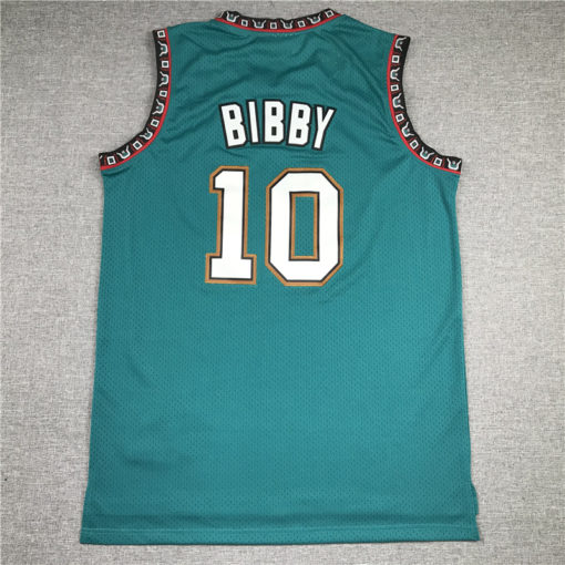 Mike Bibby 10 Vancouver Grizzlies Home 2000-01 Teal Swingman Jersey