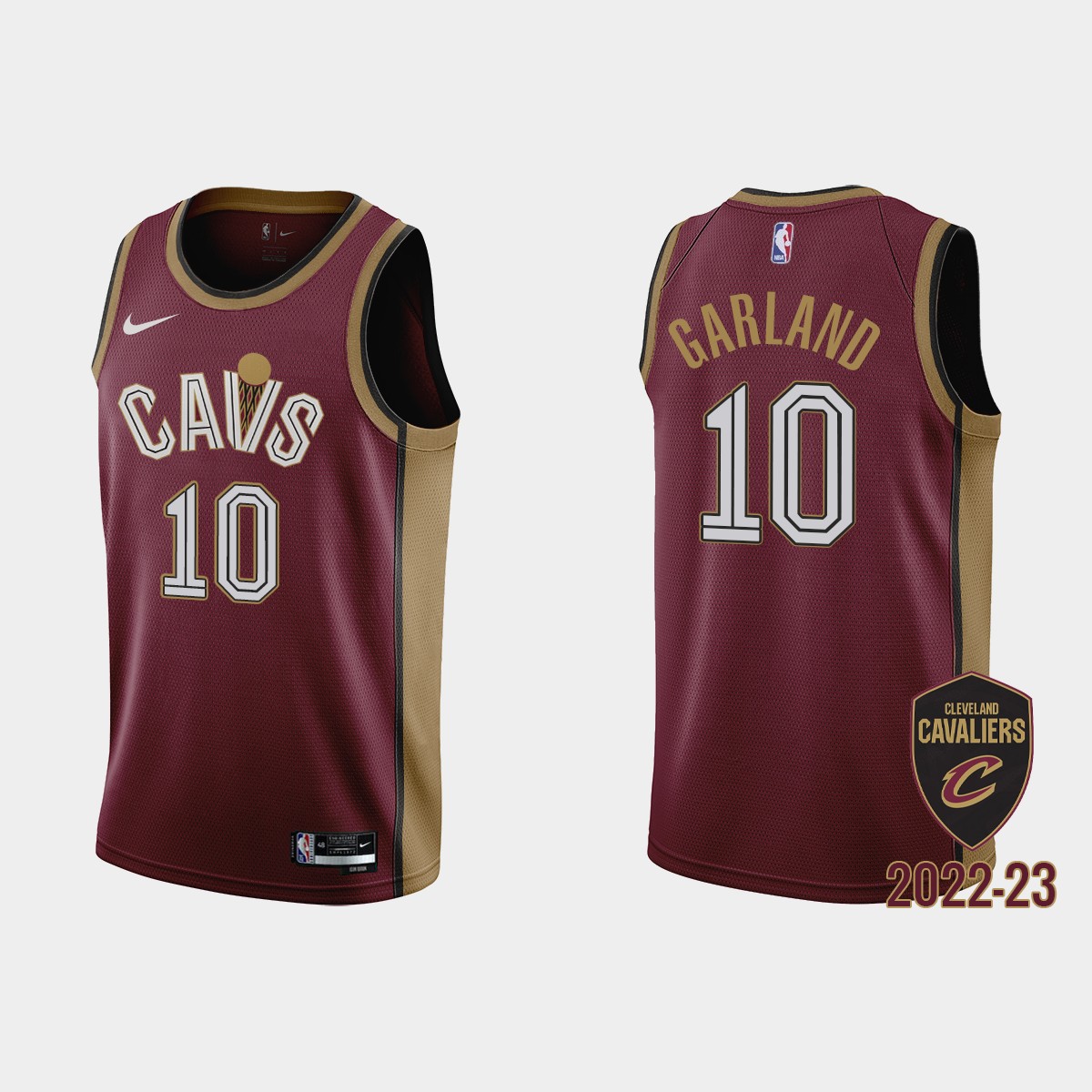 Darius Garland #10 Cleveland Cavaliers 2022-23 Wine City Edition Jersey