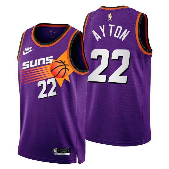Deandre Ayton Phoenix Suns 2022-23 Purple Classic Edition Jersey